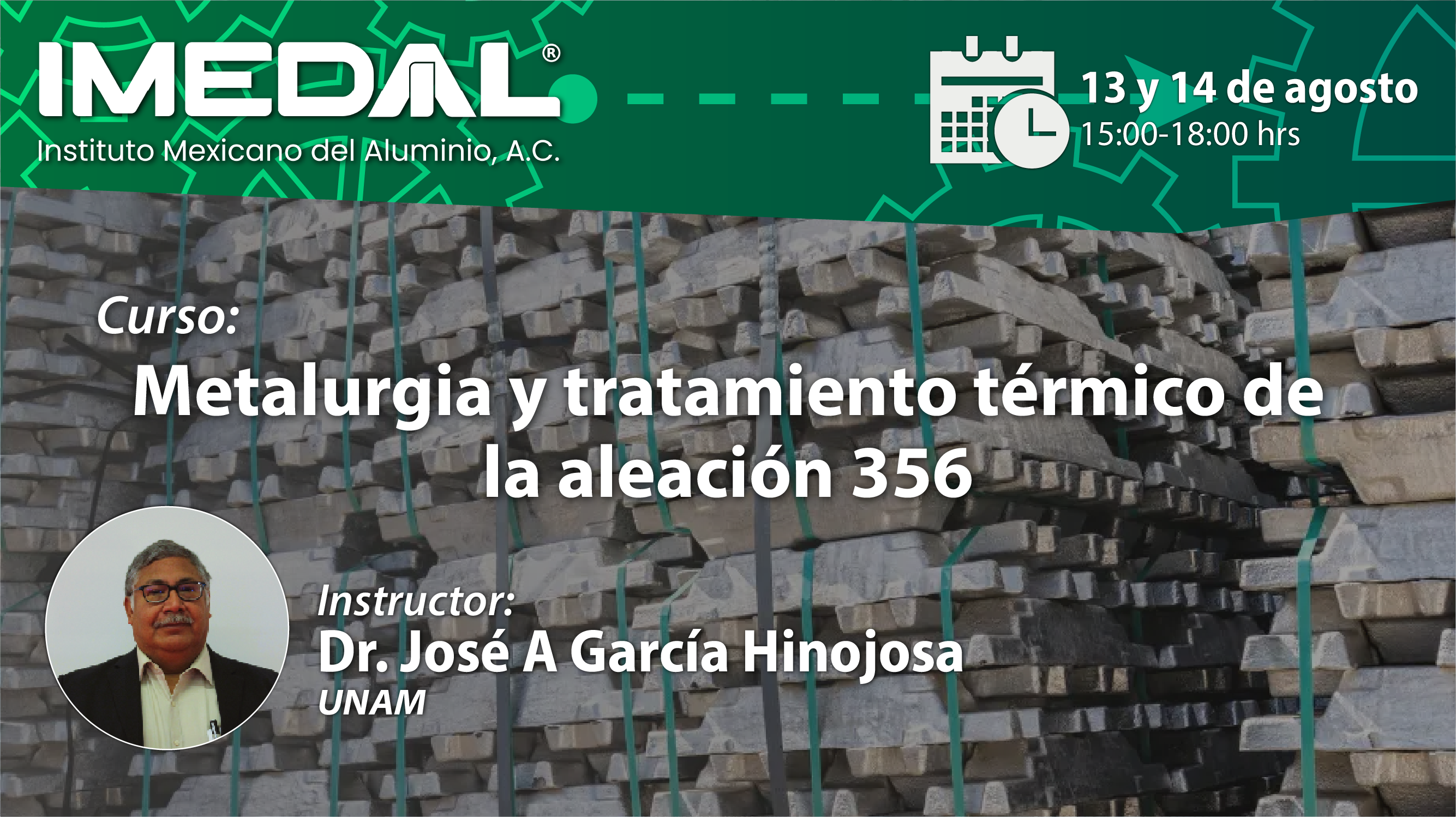 Curso: Metalurgia y tratamiento térmico de la aleación 356